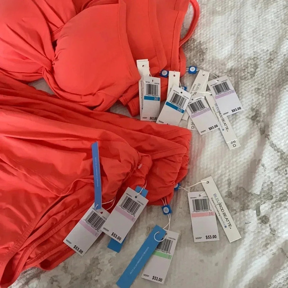 Bleu Rod Beattie Living Coral Two Piece Swimsuit - Picture 10 of 13